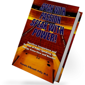 Business professional speaking at podium